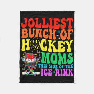 Jolliest Bunch, Of Hockey Moms, The Ice Rink  Fleece Blanket