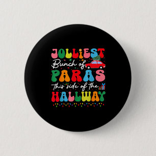 Jolliest Bunch Of Paras This Side Of The Hallway X 6 Cm Round Badge