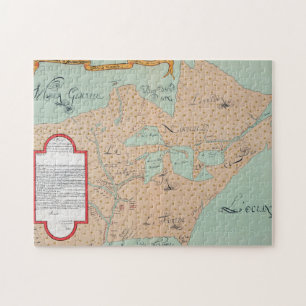 JOLLIET: NORTH AMERICA 1674 JIGSAW PUZZLE