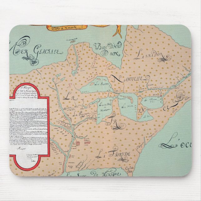 JOLLIET: NORTH AMERICA 1674 MOUSE PAD (Front)