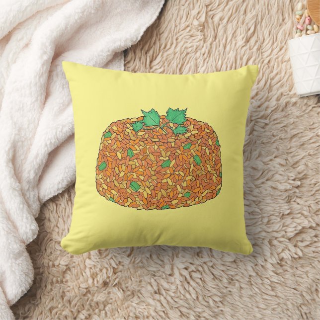 Jollof Rice Nigerian Ghanaian West African Food Cushion (Blanket)