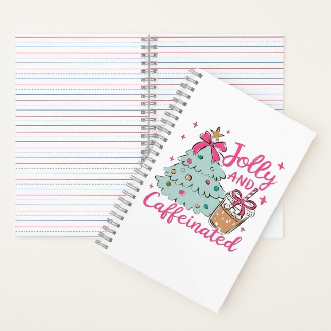 Jolly and Caffeinated Notebook (Inside)