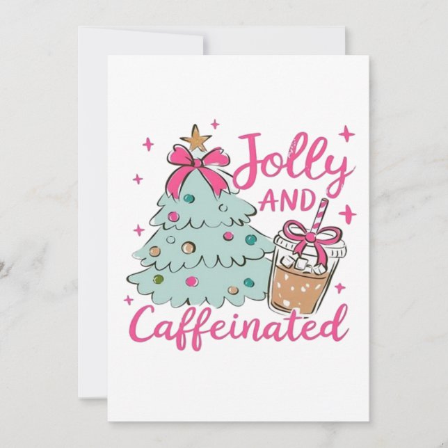 Jolly and Caffeinated Save The Date (Front)