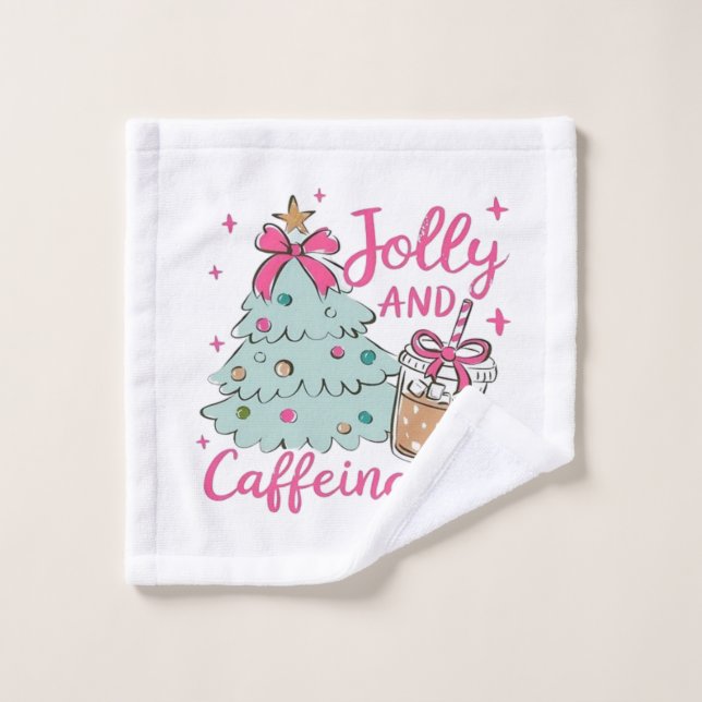 Jolly and Caffeinated Wash Cloth (Wash Cloth)