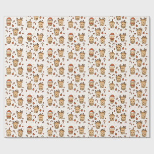 Jolly boba time wrapping paper