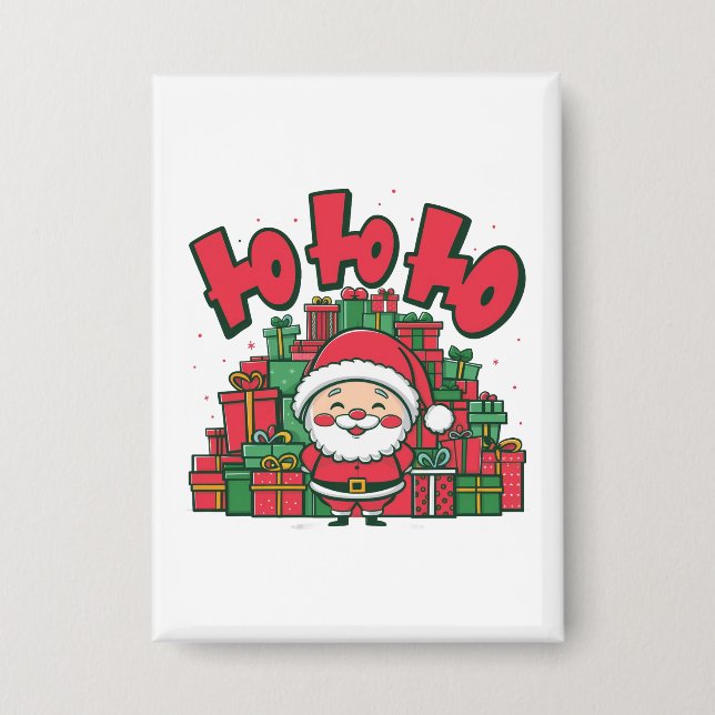 Jolly Cartoon Santa Christmas (Front)