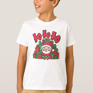 Jolly Cartoon Santa Christmas-67748 T-Shirt