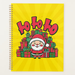 Jolly Cartoon Santa Christmas Planner