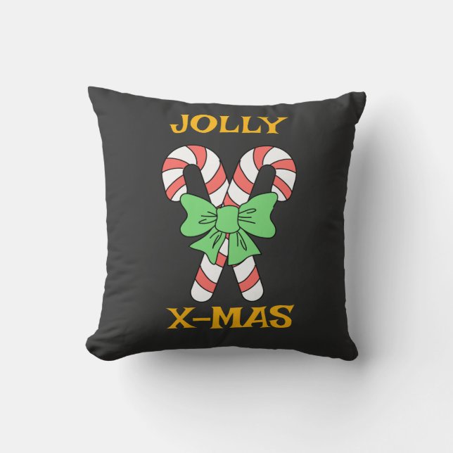 JOLLY CHRISTMAS CUSHION (Front)
