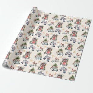 Jolly Christmas Magic Wrapping Paper   Gift Wrap