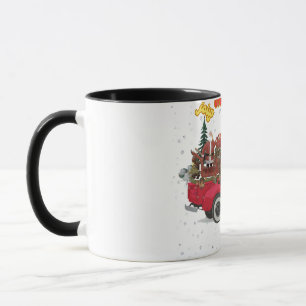 Jolly Christmas Overloaded Truck Mug
