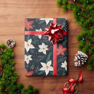 Jolly Christmas Presents Pattern Gift Wrap