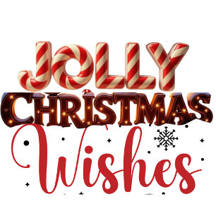 Jolly Christmas Wishes Keepsake Tree Decoration Card
