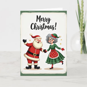 Jolly Couple Christmas Card