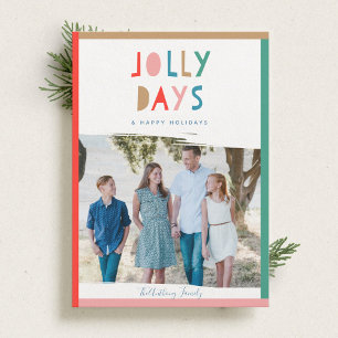 Jolly Days Holiday Photo Cards