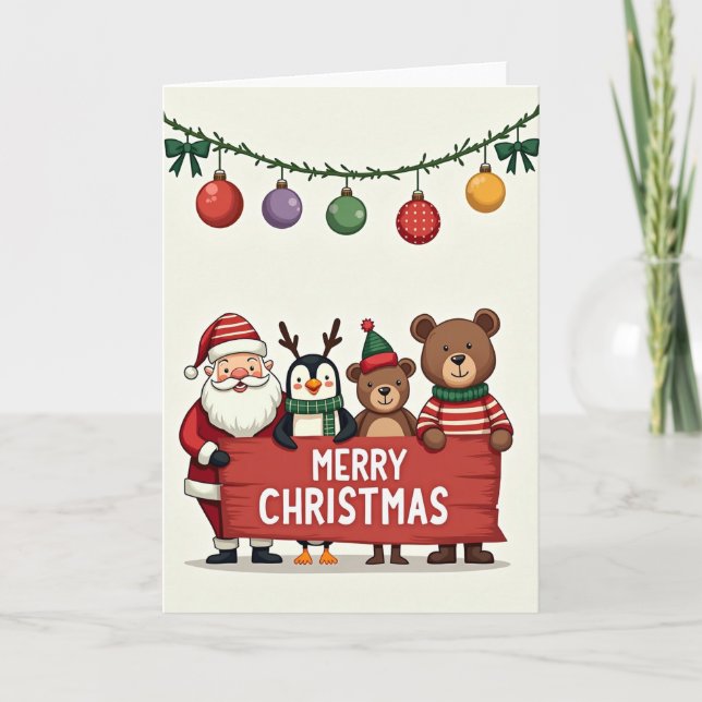 Jolly Elder Christmas Card (Front)
