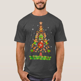 Jolly Gingerbread Family Christmas Tree Gingerbrea T-Shirt