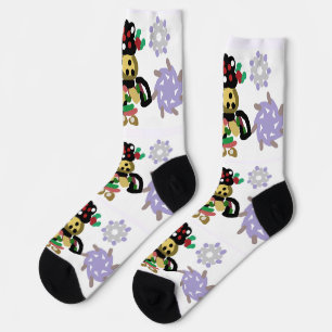 Jolly Gingerbread Socks