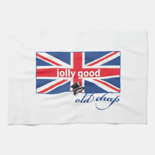 Jolly good old chap! tea towel