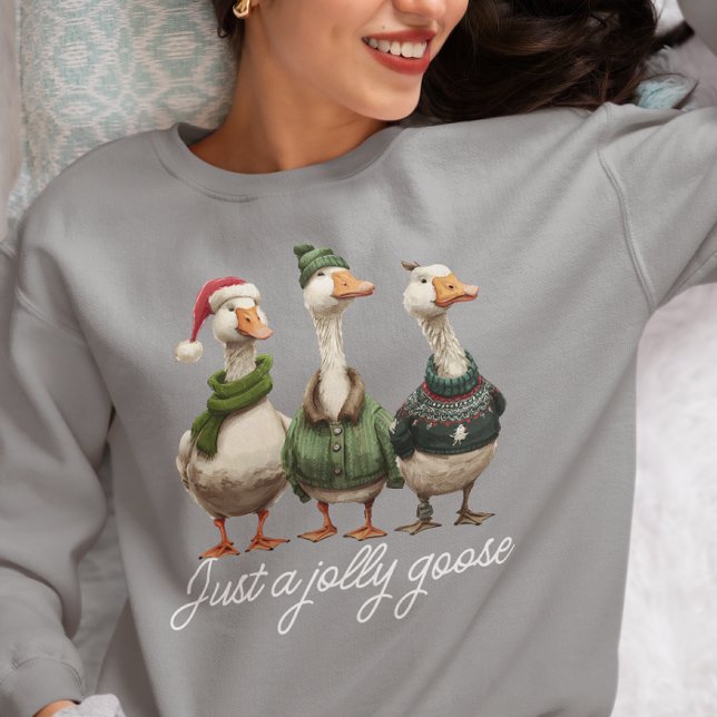 Jolly Goose Christmas  Sweatshirt (Creator Uploaded)