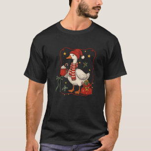 Jolly Goose with Cocoa and Gifts Premium T-Shirt