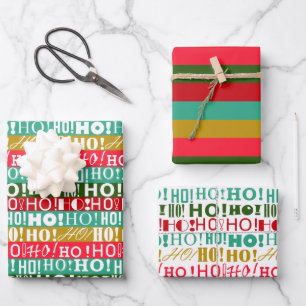 Jolly HO! HO! HO! Holiday Wrapping Paper