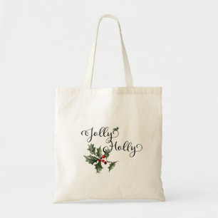Jolly Holly Tote Bag