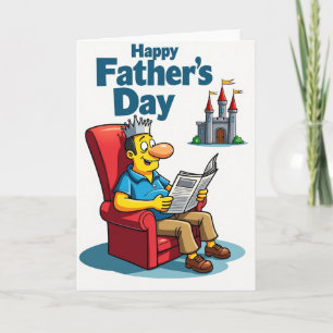 Jolly King Fathers Day Card