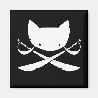 Jolly Kitty Pirate Magnet