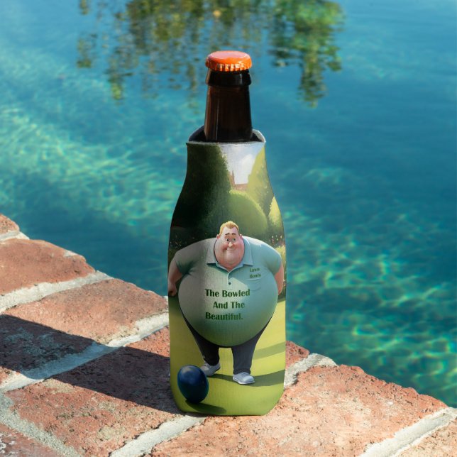 Jolly Lawn Bowler Man, Bottle Cooler (In Situ Pool)