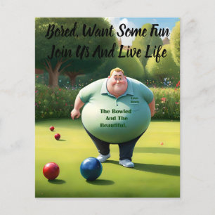 Jolly Lawn Bowler Man, Flyer