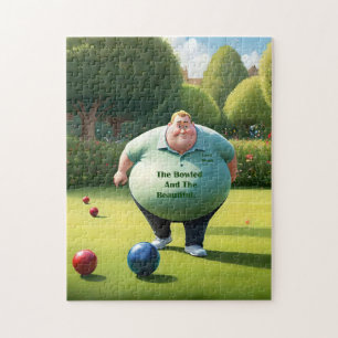 Jolly Lawn Bowler Man, Jigsaw Puzzle