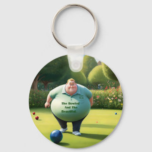 Jolly Lawn Bowler Man, Key Ring