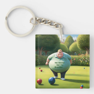 Jolly Lawn Bowler Man, Key Ring