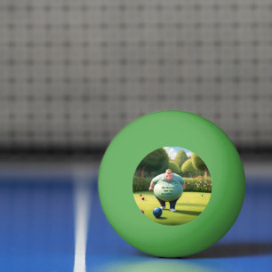 Jolly Lawn Bowler Man, Ping Pong Ball
