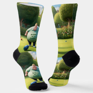 Jolly Lawn Bowler Man,  Socks