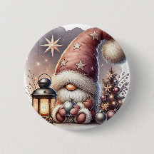 Jolly Little Gnome Button 
