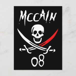 Jolly McCAIN 08 {Blood Tip} Holiday Postcard