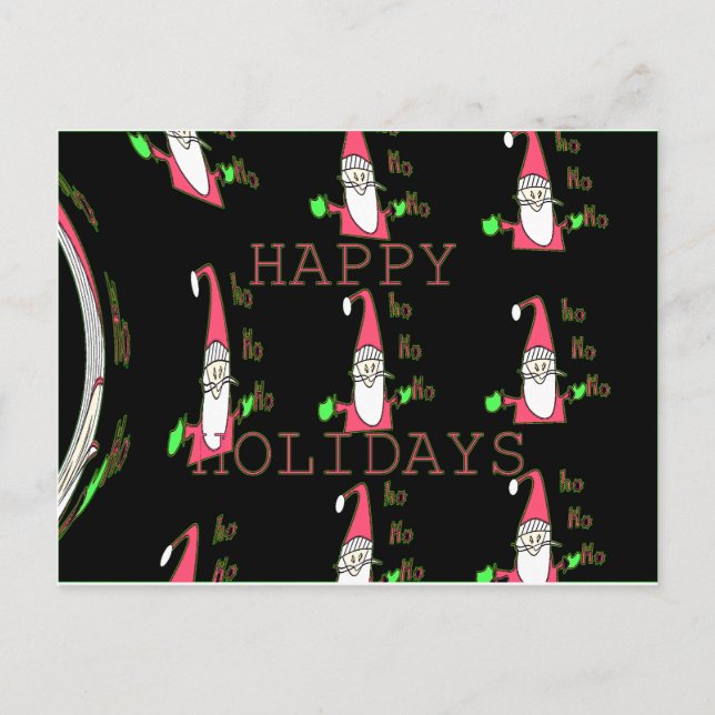 Jolly Mouse Santa: A Fun Holiday Illustration. (Front)