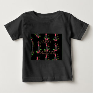 Jolly Mouse Santa: A Fun Holiday Illustration. Baby T-Shirt