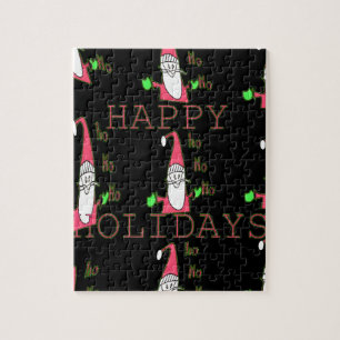 Jolly Mouse Santa: A Fun Holiday Illustration. Jigsaw Puzzle