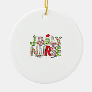 Jolly Nurse, Halloween Classic T-Shirt Ceramic Ornament