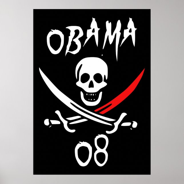 Jolly OBAMA 08 {Blood Tip} Poster (Front)