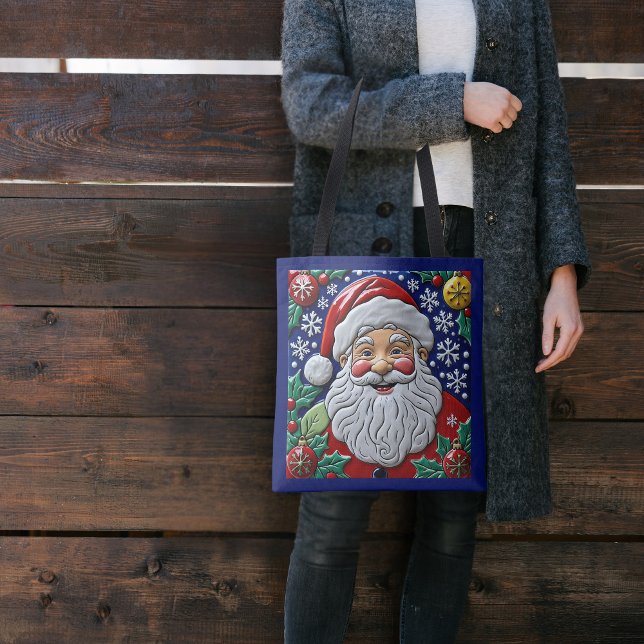 Jolly Ol Saint Nick Tote Bag (Creator Uploaded)