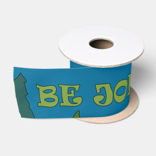 Jolly Old Moose and Elk Satin Ribbon