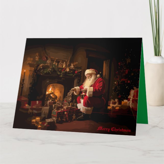 Jolly Old Saint Nick Card (Front)