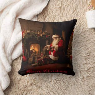 Jolly Old Saint Nick Cushion