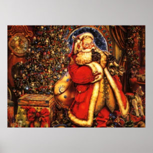 Jolly Old Saint Nick Print