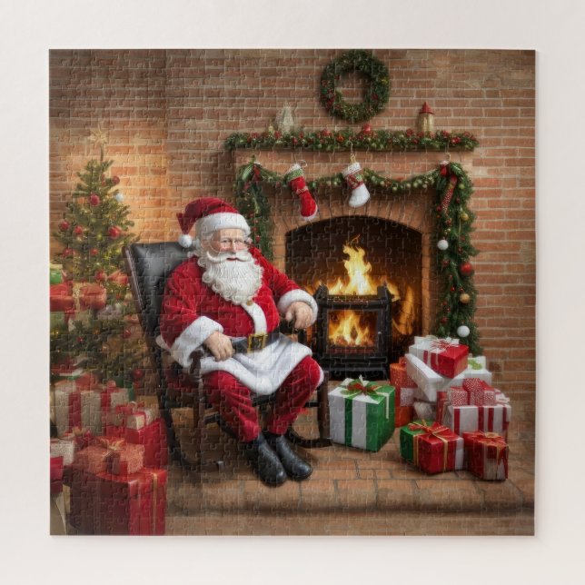 Jolly Old Santa Claus Jigsaw Puzzle (Vertical)