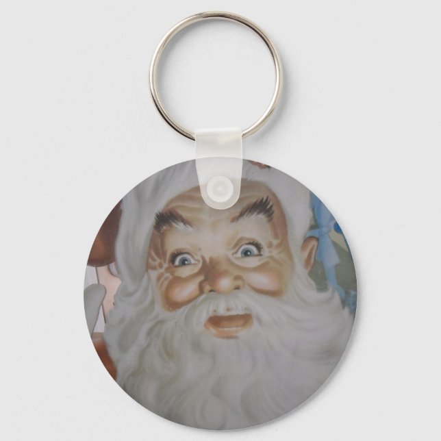 Jolly Old St. Nick Key Ring (Front)